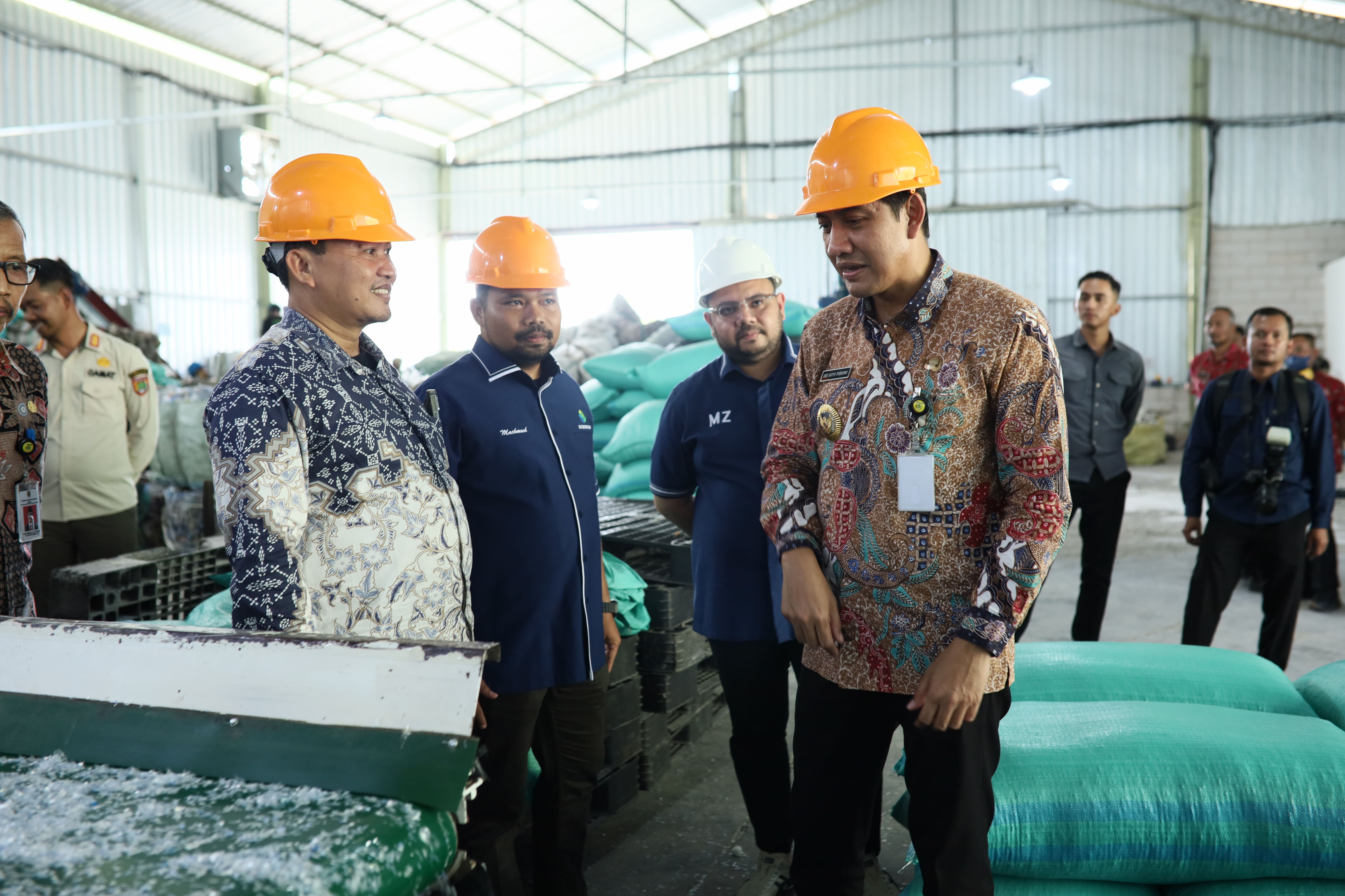 Plt Bupati Sapto Mendadak Cek Pabrik Pengolah Sampah Plastik di Mulur Sukoharjo